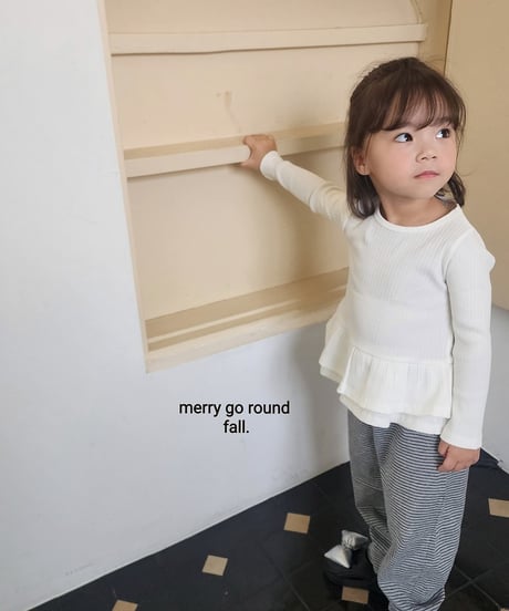 24[予約]merry go round tiered frill t-shirt