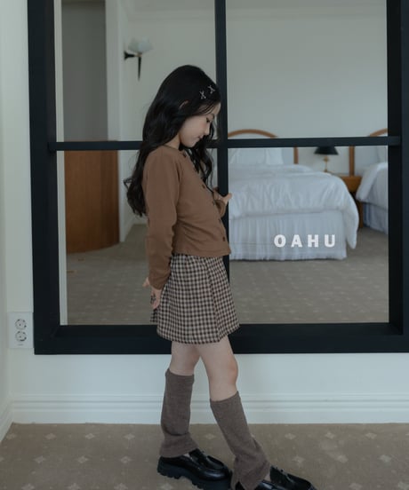 18[予約]oahu small check skirt