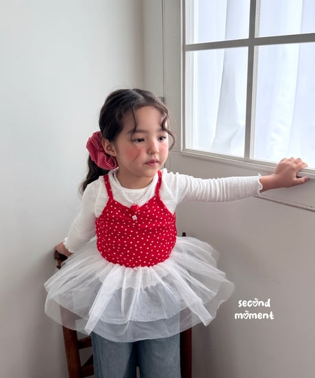 6[予約]second moment daisy sha bustier