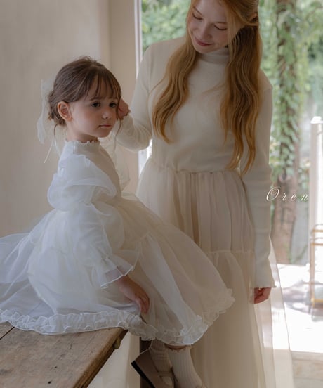 46[予約]OREN severin organza dress