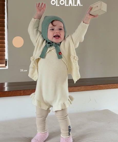 26[予約]ololala amber knit cardigan suit set