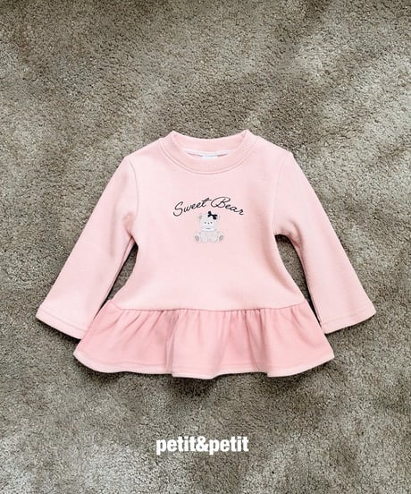 42[予約]petit&petit sweet bear cancan t