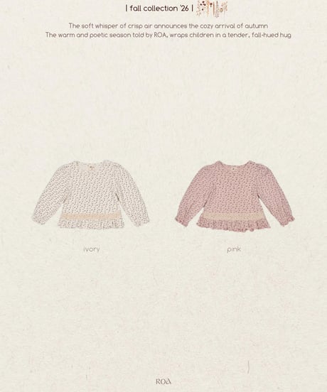 12[予約]Roa lily intarsia t