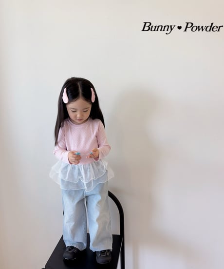 29[予約]bunny powder sha polka dot tee