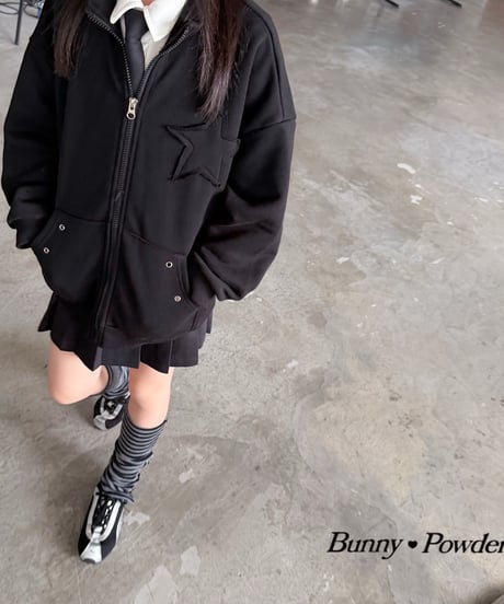 43[予約]bunny powder star zip up