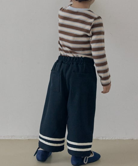 26[予約]送料無料 the beige tape line pants