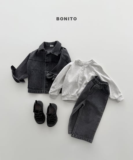 25[予約]bonito henley neck mtm