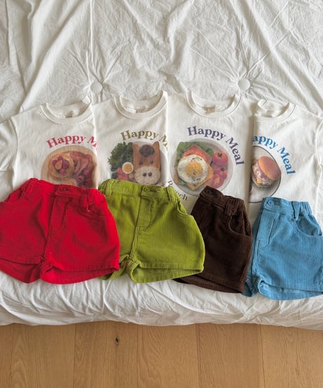 1[予約]ninibello happy meal short sleeve tee