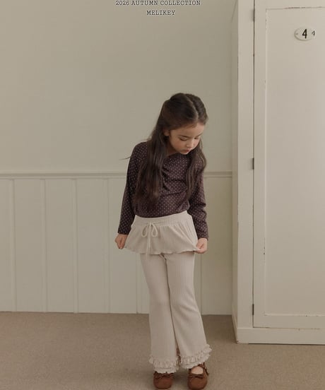 39[予約]melikey vest frill bootcut