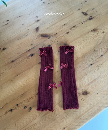 72[予約]marron ribbon warmer