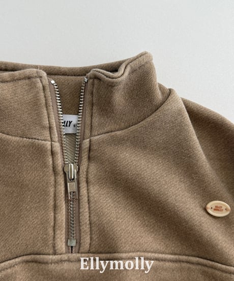 31[予約]ELLYMOLLY arch pig half zip
