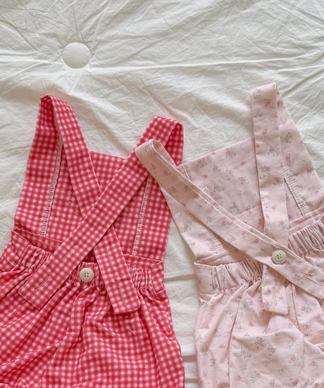46[予約]ninibello pine pumpkin romper