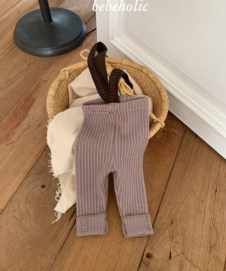 34[予約]bebeholic claire knit leggings