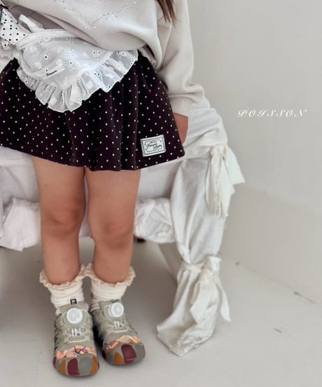 37[予約]poisson lace apron bag