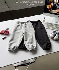 57[予約]matilda&lee string jogger pants