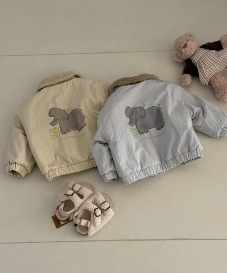 9[予約]ololala elephant padded jacket