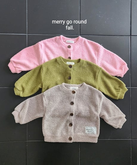 13[予約]merry go round fluffy cardigan