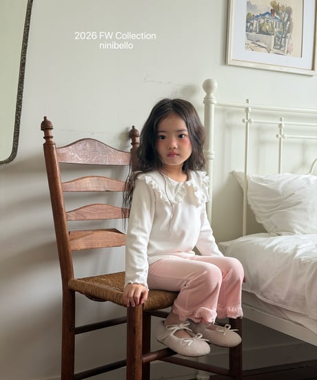 7[予約]ninibello mariel polo shirt(12m-2XL)
