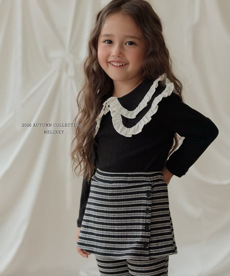 15[予約]melikey double collar t