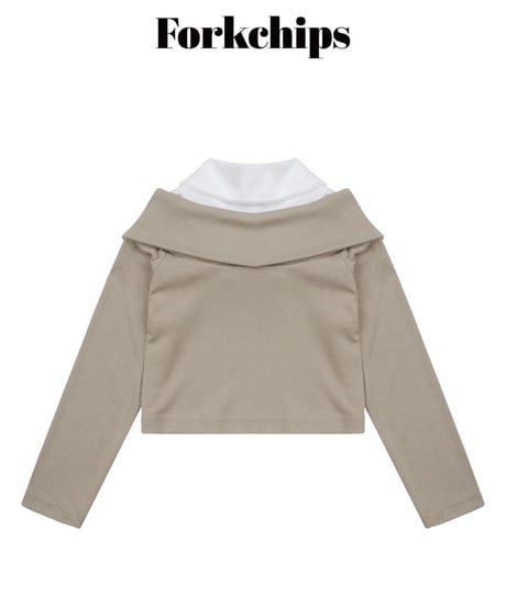 11[予約]FORKCHIPS maple shoulder t-shirt