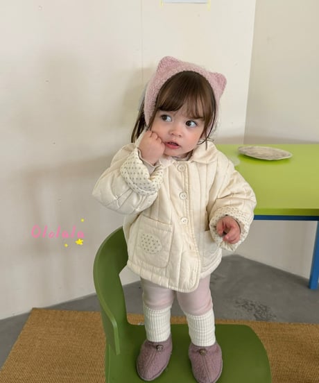 8[予約]ololala fluffy muscat padded jumper