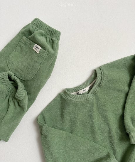 8[予約]digreen sand terry jogger pants