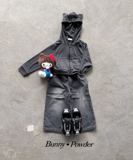 46[予約]bunny powder cortis denim pants