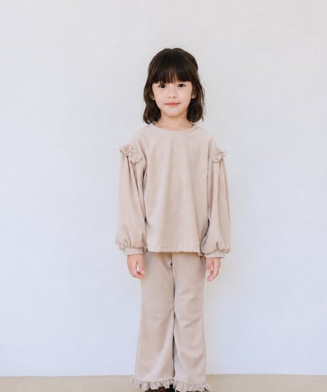 13[予約]mon Atelier mimi velour set