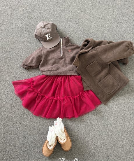 44[予約]ELLYMOLLY solarsha skirt