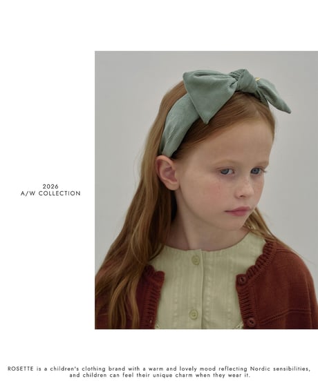 39[予約]ROSETTE rollin hairband
