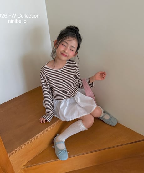 10[予約]ninibello tammy stripe cardigan