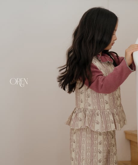 11[予約]OREN groot vest quilted padded set up