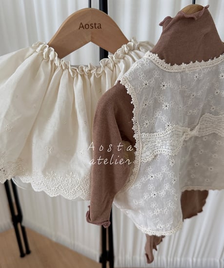 19[予約]Aosta lace skirt