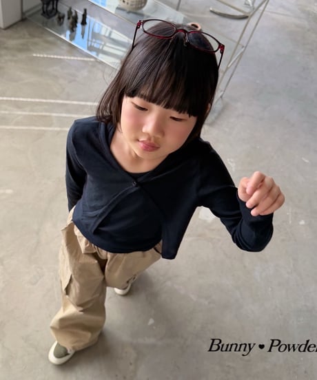 15[予約]bunny powder tencel cardigan