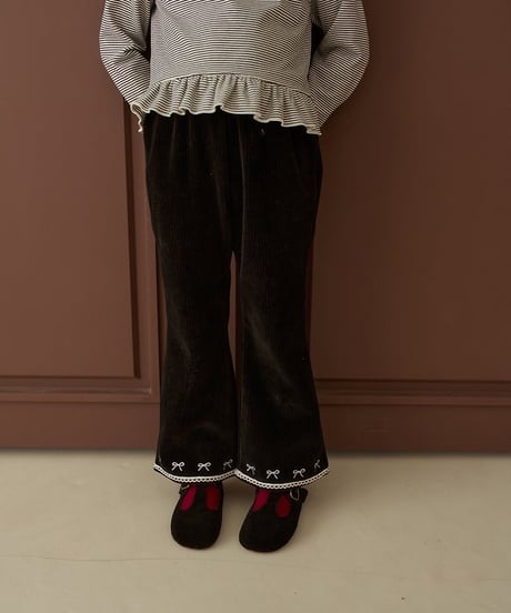 19[予約]momoann ribbon bootcut
