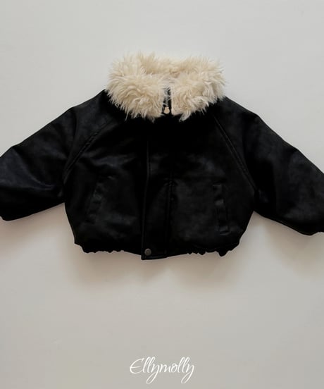 2[予約]ELLYMOLLY big collar shearling jumper