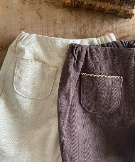 25[予約]anneshirley astri pocket pants
