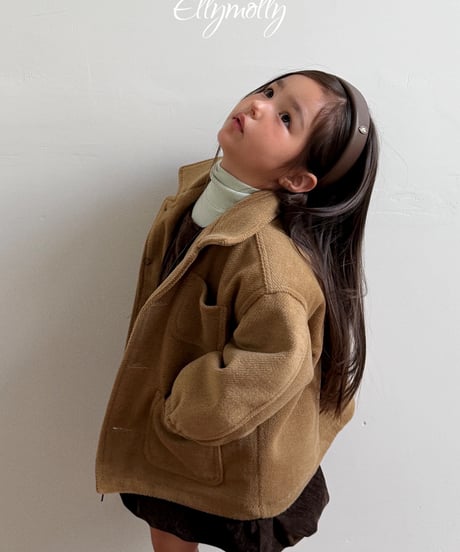 4[予約]ELLYMOLLY fluffy wool coat