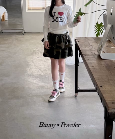 55[予約]bunny powder idol skirt