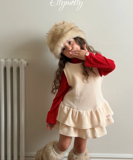 107[予約]ELLYMOLLY coco fur warmer
