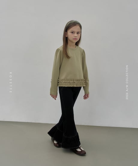 16[予約]ROSETTE reina frill pants(＋junior)