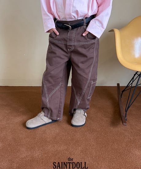52[予約]saintdoll curved pants
