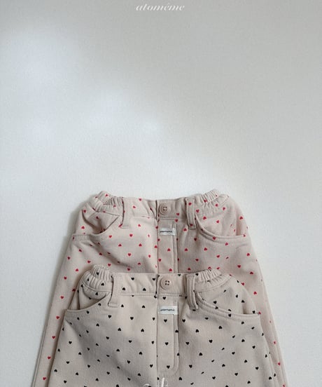 25[予約]atomeme heart corduroy pants
