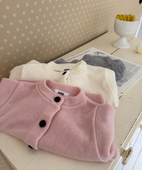 16[予約]onu cotton candy cardigan
