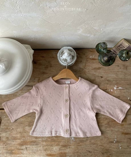 7[予約]elov&monpetitbebe nuvia cardigan