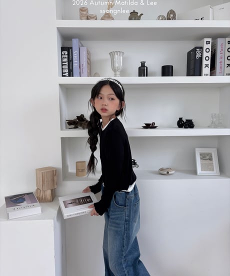 79[予約]matilda&lee button cardigan