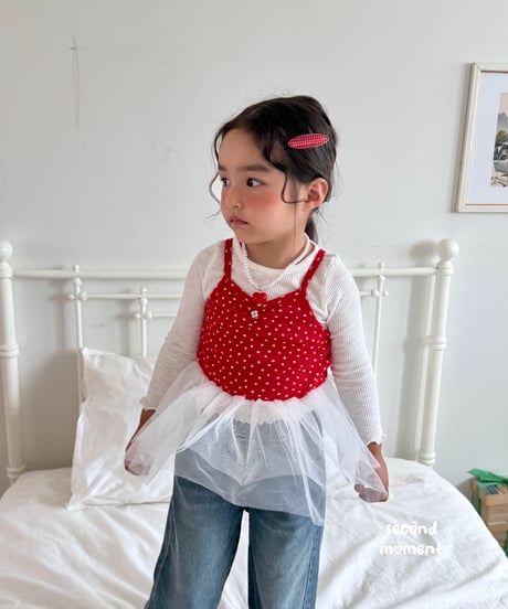 6[予約]second moment daisy sha bustier