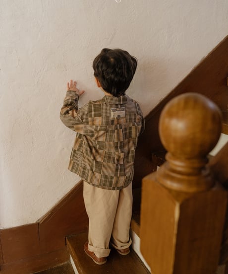23[予約]OREN oliver patchwork shirt