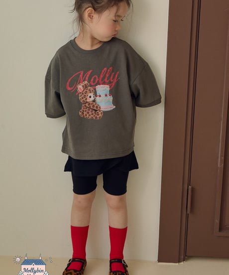 4[予約]Mollybin chichi pig t-shirt