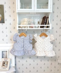7[予約]ohho rose quilting frill vest